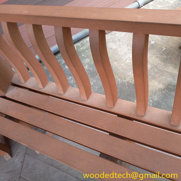 Wood plastic composite panel is used to make a variety of outdoor wood plastic products