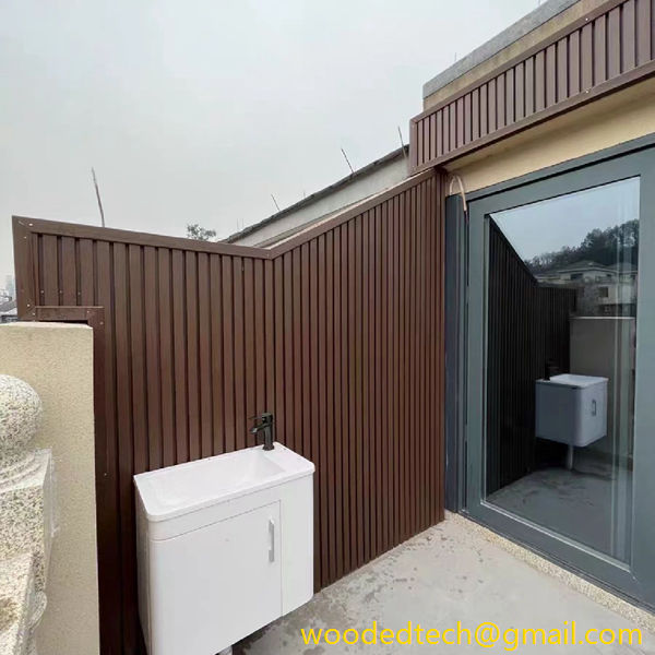 wood plastic composite exterior wall cladding