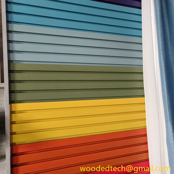 wpc wall panel colors have a lot of choices and customization space