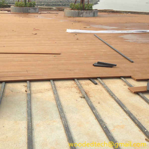 Installing Composite Wood Decking Over Concrete: A Guide