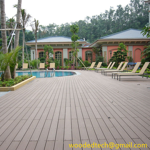 Safe and Durable Plastic Wood Flooring Pool Solutions for a Stylish and Slip-Resistant Poolside Area