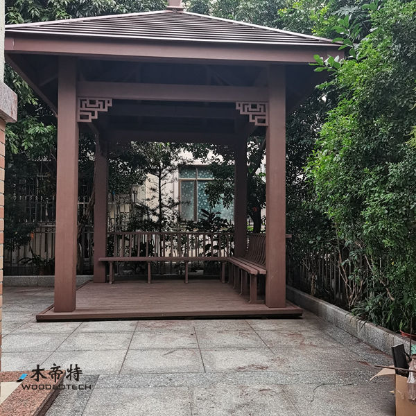 复合塑料凉亭 12×12 用于宽敞的户外聚会