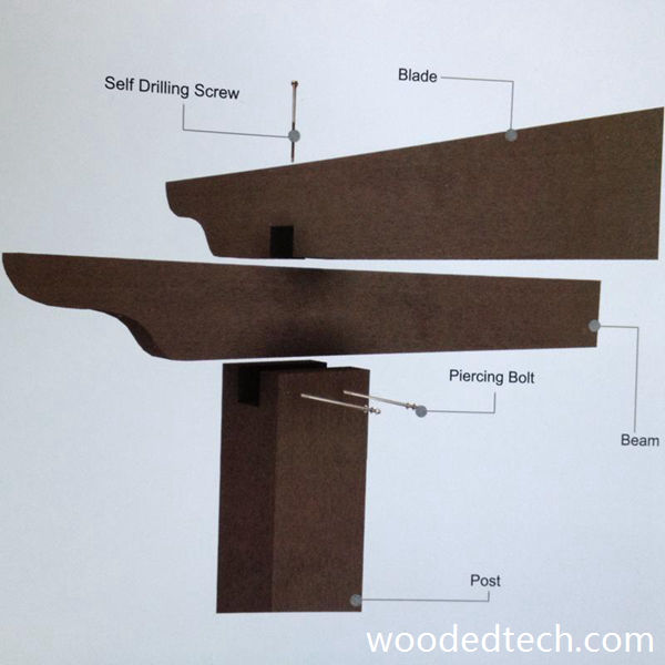 Come installare il traliccio in legno composito di plastica per un allestimento facile ed efficiente