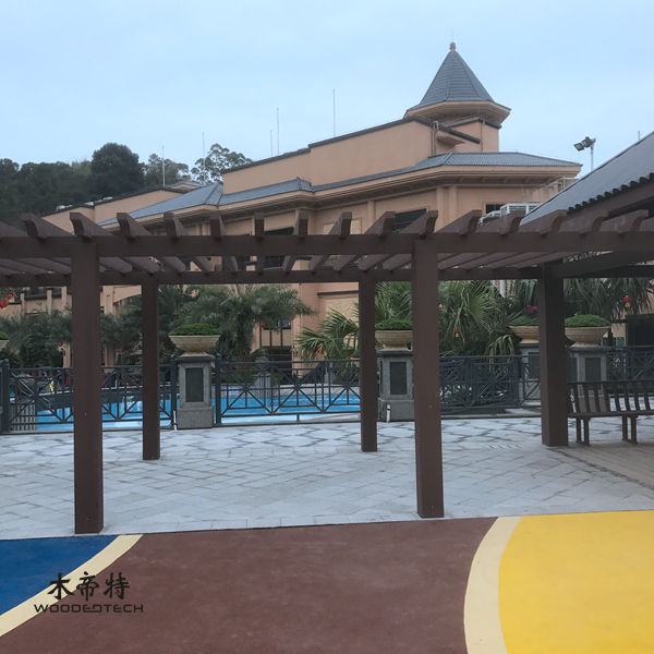 Panduan pemasangan tiang kayu polimer komposit WPC Portico untuk pengaturan yang mudah