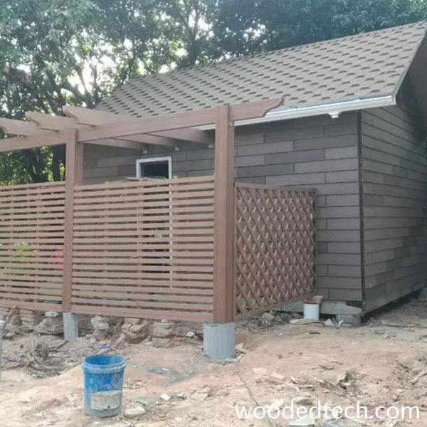 用於垂直園藝和隱私的木材聚合物複合材料棚架