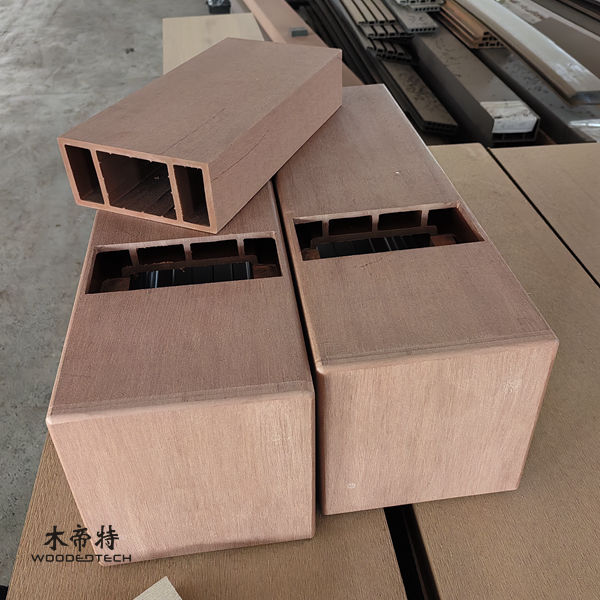 Dosel de madera WPC para exteriores con Woodedtech para soluciones versátiles y elegantes