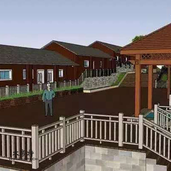 Pola Desain Unik untuk Kisi-kisi Polimer Kayu Komposit oleh Woodedtech untuk Garden Decorn