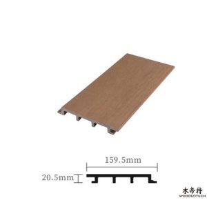 GQ159.5-20.5 Hidden Screw Design Outdoor WPC Wall Panel System