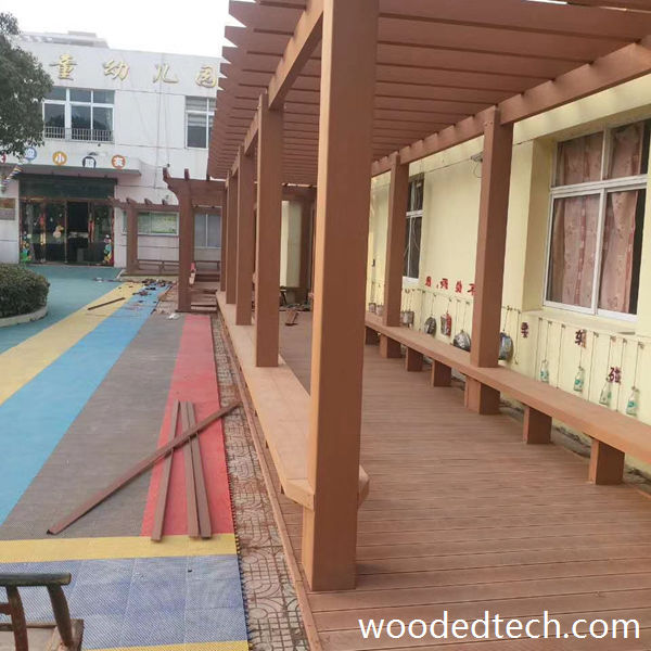 Composite plastic wood arbor waterproof performance for reliable outdoor garden use